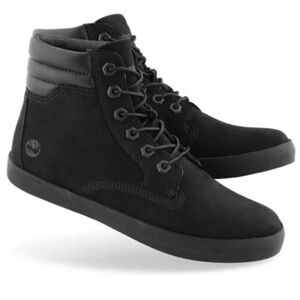 Timberland Dausette black leather sneaker boot women's booties Size 7.5